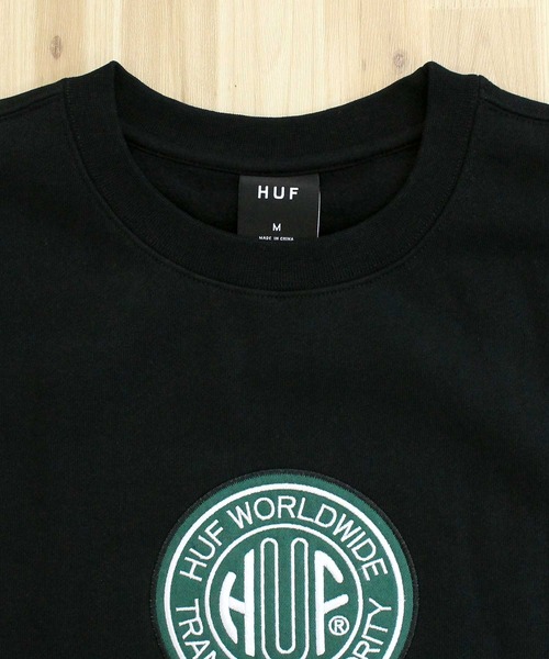 HUF(ハフ)の「トランシット オーソリティー クルーネック スウェット トレーナー TRANSIT AUTHORITY CREWNECK(スウェット・メンズ・ホワイト系その他/ブラック・XL/L/M)」の11枚目の写真