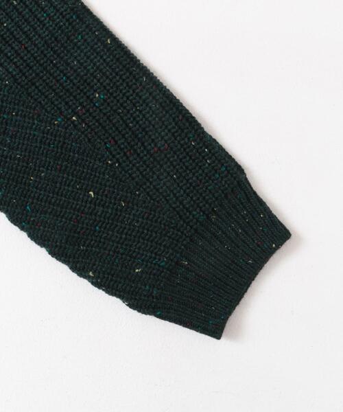 URBAN RESEARCH Sonny Label（アーバンリサーチサニーレーベル）の「ウォッシャブルウール混クルーネックニット（ニット/セーター・メンズ・ブラック/ダークブラウン/アイボリー/グリーン/グレー・MEDIUM/LARGE/X-LARGE）」の6枚目の写真