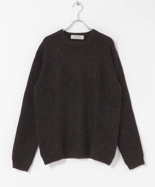 URBAN RESEARCH Sonny Label（アーバンリサーチサニーレーベル）の「ウォッシャブルウール混クルーネックニット（ニット/セーター・メンズ・ブラック/ダークブラウン/アイボリー/グリーン/グレー・MEDIUM/LARGE/X-LARGE）」の22枚目の写真