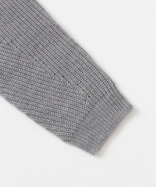 URBAN RESEARCH Sonny Label（アーバンリサーチサニーレーベル）の「ウォッシャブルウール混クルーネックニット（ニット/セーター・メンズ・ブラック/ダークブラウン/アイボリー/グリーン/グレー・MEDIUM/LARGE/X-LARGE）」の11枚目の写真