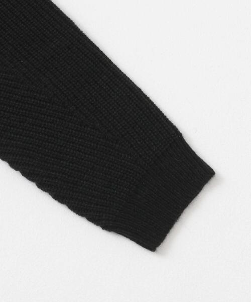 URBAN RESEARCH Sonny Label（アーバンリサーチサニーレーベル）の「ウォッシャブルウール混クルーネックニット（ニット/セーター・メンズ・ブラック/ダークブラウン/アイボリー/グリーン/グレー・MEDIUM/LARGE/X-LARGE）」の6枚目の写真