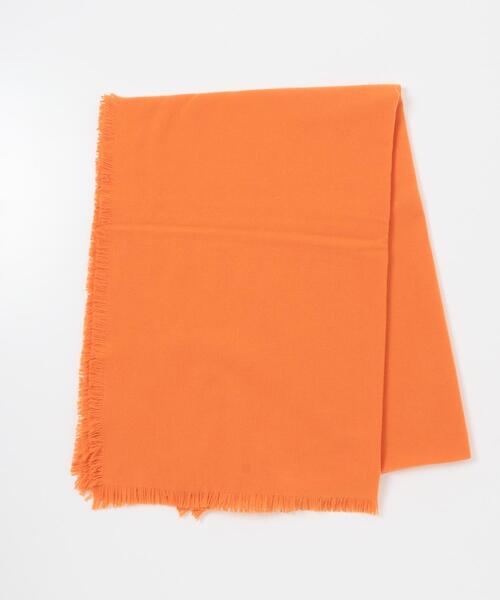 RODE SKO(ロデスコ)の「ASAUCE MELER ウルトラファインミニバスケットストール(ストール/ショール・レディース・グレー/オレンジ・ONE)」の5枚目の写真