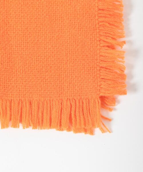 RODE SKO(ロデスコ)の「ASAUCE MELER ウルトラファインミニバスケットストール(ストール/ショール・レディース・グレー/オレンジ・ONE)」の6枚目の写真