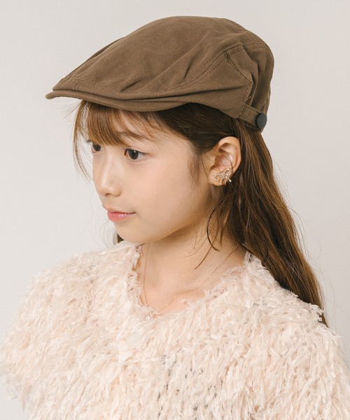 URBAN CHERRY（アーバンチェリー）の「ハンチング帽（ニットキャップ/ビーニー・キッズ・ブラウン/ブラック・FREE）」の2枚目の写真