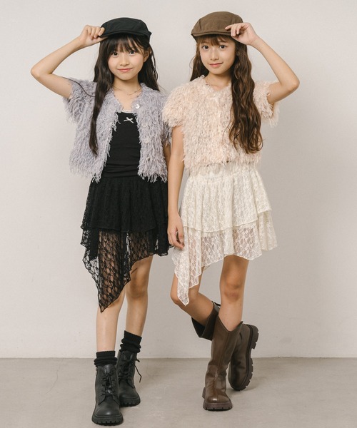 URBAN CHERRY（アーバンチェリー）の「ハンチング帽（ニットキャップ/ビーニー・キッズ・ブラウン/ブラック・FREE）」の13枚目の写真