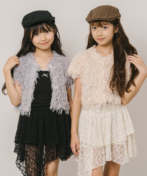 URBAN CHERRY（アーバンチェリー）の「ハンチング帽（ニットキャップ/ビーニー・キッズ・ブラウン/ブラック・FREE）」の6枚目の写真