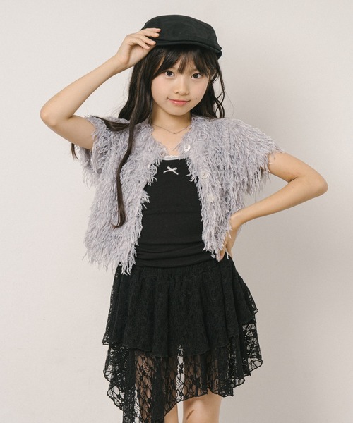 URBAN CHERRY（アーバンチェリー）の「ハンチング帽（ニットキャップ/ビーニー・キッズ・ブラウン/ブラック・FREE）」の7枚目の写真