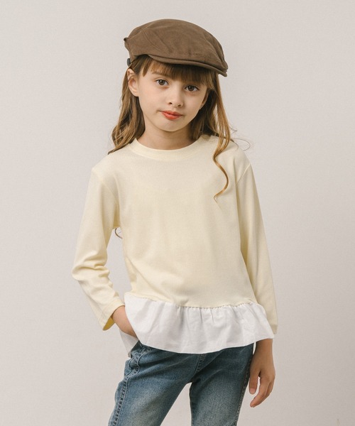 URBAN CHERRY（アーバンチェリー）の「ハンチング帽（ニットキャップ/ビーニー・キッズ・ブラウン/ブラック・FREE）」の3枚目の写真