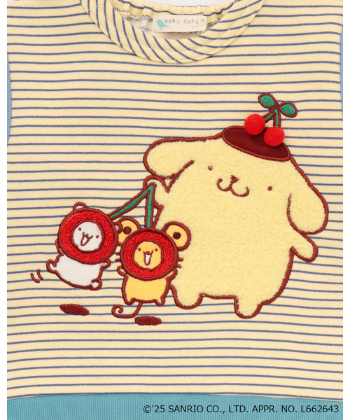 baby cheer（ベイビーチアー）の「【ポムポムプリン】トレーナー（スウェット・キッズ・レッド/ブルー・110cm/100cm/80ｃｍ/90cm/120cm）」の5枚目の写真