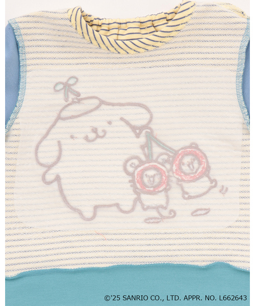 baby cheer（ベイビーチアー）の「【ポムポムプリン】トレーナー（スウェット・キッズ・レッド/ブルー・110cm/100cm/80ｃｍ/90cm/120cm）」の6枚目の写真