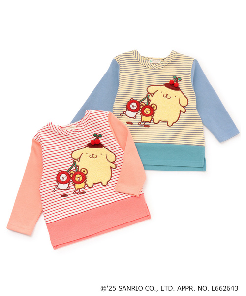 baby cheer（ベイビーチアー）の「【ポムポムプリン】トレーナー（スウェット・キッズ・レッド/ブルー・110cm/100cm/80ｃｍ/90cm/120cm）」の10枚目の写真