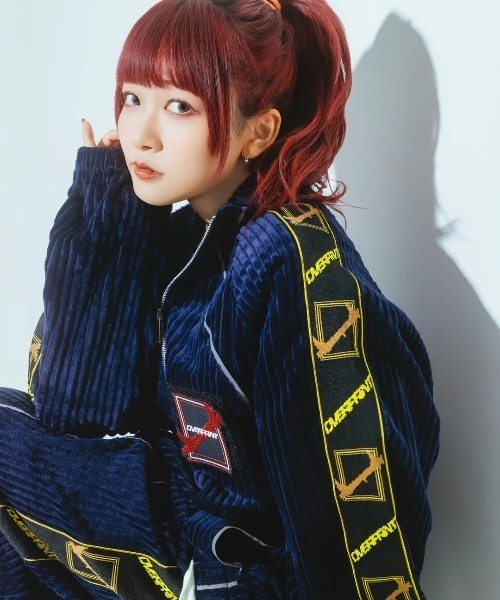 over print(オーバープリント)の「overprint/オーバープリント/Couduroy jersey jacket(その他アウター・レディース・ベージュ/ネイビー・M/L)」の9枚目の写真