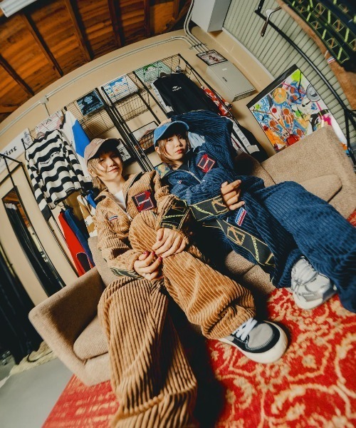 over print(オーバープリント)の「overprint/オーバープリント/Couduroy jersey jacket(その他アウター・レディース・ベージュ/ネイビー・M/L)」の10枚目の写真