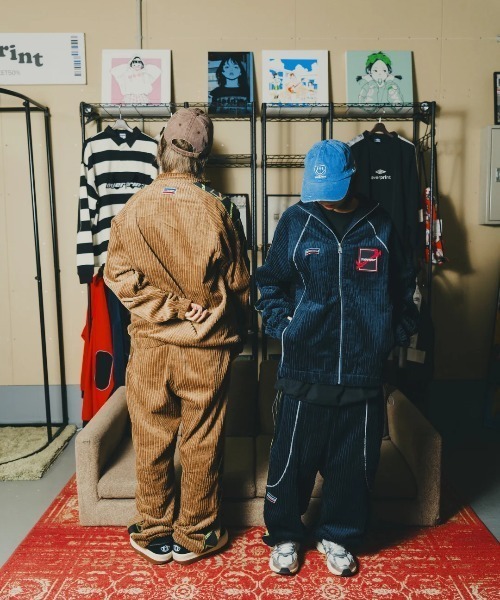 over print(オーバープリント)の「overprint/オーバープリント/Couduroy jersey jacket(その他アウター・レディース・ベージュ/ネイビー・M/L)」の11枚目の写真
