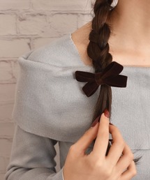 Mayree | 【float】ベルベット リボン ヘアゴム(ヘアゴム)