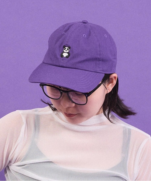 I am I in fact...(アイアムアイインファクト)の「SUPER IDOL CAP(キャップ・レディース・パープル/ブラック・FREE)」の2枚目の写真