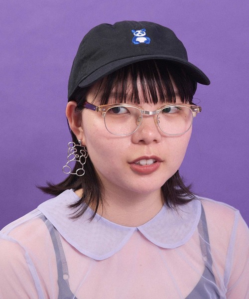 I am I in fact...(アイアムアイインファクト)の「SUPER IDOL CAP(キャップ・レディース・パープル/ブラック・FREE)」の8枚目の写真