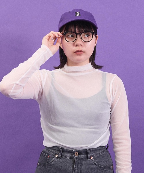 I am I in fact...(アイアムアイインファクト)の「SUPER IDOL CAP(キャップ・レディース・パープル/ブラック・FREE)」の13枚目の写真