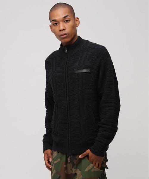 NATIVE JACQUARD STAND KNIT / ネイティブ ジャガード スタンドニット