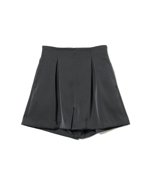 Demi-Luxe BEAMS(デミルクス ビームス)の「BEAMS SALON / シルキー ミニ ショートパンツ【セレモニー・オケージョン】(その他パンツ・レディース・チャコールグレー/ブラック・36/38)」の6枚目の写真