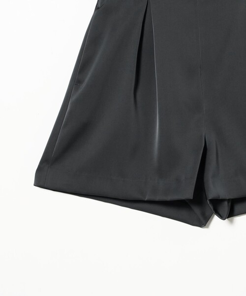 Demi-Luxe BEAMS(デミルクス ビームス)の「BEAMS SALON / シルキー ミニ ショートパンツ【セレモニー・オケージョン】(その他パンツ・レディース・チャコールグレー/ブラック・36/38)」の9枚目の写真