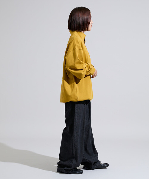 COLEMAN（コールマン）の「Coleman/コールマン 別注 バックプリント スピンドル ハーフスナップスウェット（スウェット・メンズ・ライトグレー/チャコールグレー/オフホワイト/マスタード・MEDIUM/LARGE）」の10枚目の写真