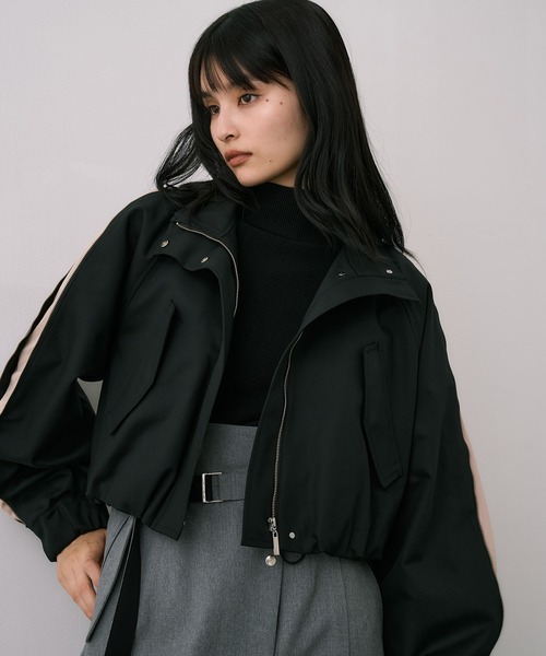 値下げ‼︎UNITED TOKYO ジップアップブルゾンジャケット ブラック 1 UNITED TOKYO（ユナイテッドトウキョウ） ジップアップブルゾン 1