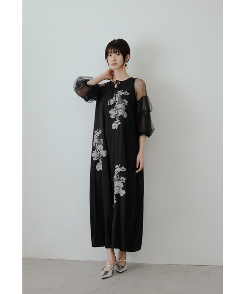 パーティードレス お呼ばれ オケージョンドレス 結婚式 妊婦 エスニックサイドプリーツドレス Aライン マタニティ 妊婦 結婚式