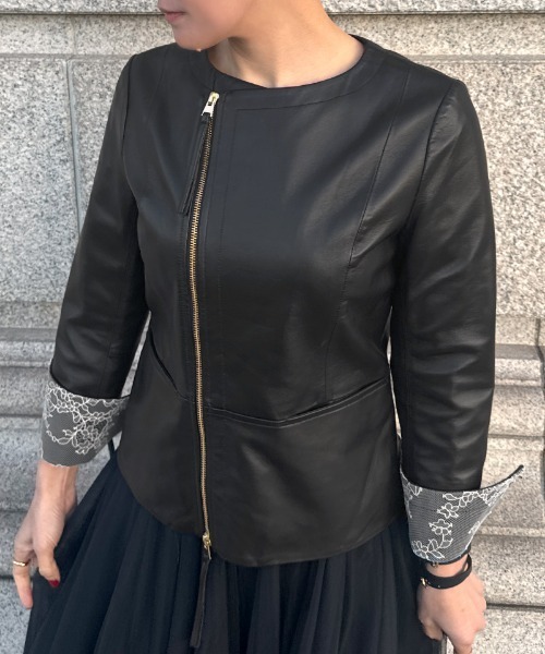 JENNEレザージャケット（その他アウター）｜JENNE（ジェンヌ）の