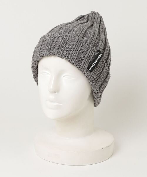 MANASTASH（マナスタッシュ）の「MANASTASH/マナスタッシュ　90'S LOGO BEANIE II/ロゴビーニー（ニットキャップ/ビーニー・メンズ・レッド系その他4/その他17/オリーブ系/イエロー/ブルー/パープル/ブラック・F）」の7枚目の写真