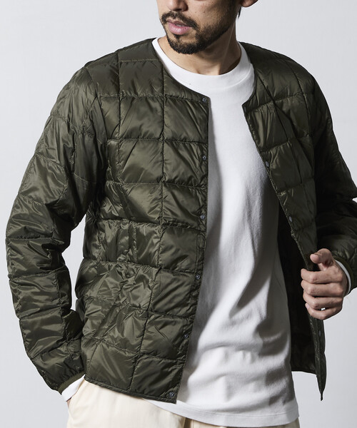 セール】限定展開 TAION/タイオン ベーシック クルーネックボタン