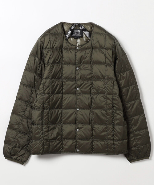 セール】限定展開 TAION/タイオン ベーシック クルーネックボタン