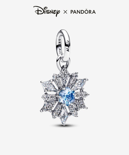 ディズニー アナと雪の女王 エルサ スノーフレーク ダングル チャーム