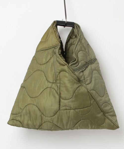 THRIFTY LOOK（スリフティールック）の「THRIFTY LOOK スリフティルック / TRIANGLE LARGE TOTE（トートバッグ・メンズ・オリーブ・FREE）」の2枚目の写真