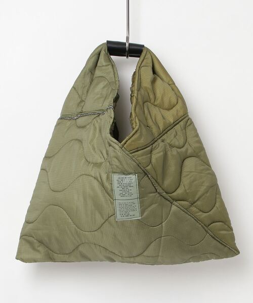 THRIFTY LOOK（スリフティールック）の「THRIFTY LOOK スリフティルック / TRIANGLE LARGE TOTE（トートバッグ・メンズ・オリーブ・FREE）」の10枚目の写真