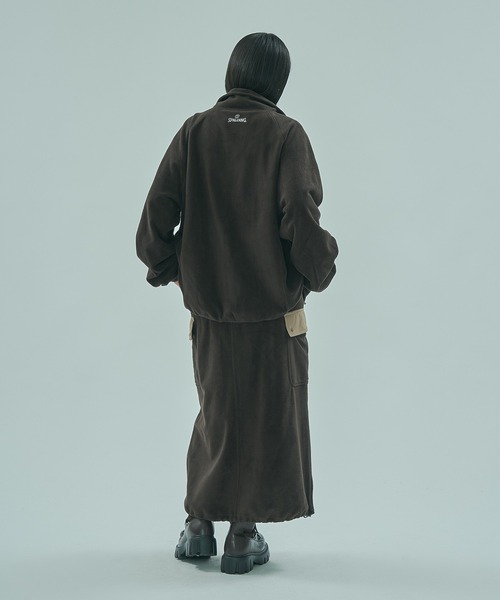 SPALDING(スポルディング)の「(SPALDING x ROSE BUD)FLEECE SKIRT(スカート・レディース・ホワイト/ブラウン・ONE SIZE)」の21枚目の写真