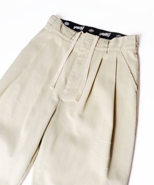 DICKIES DRAWSTRINGS DAMAGE 2TUCK PANTS ディッキーズドロー