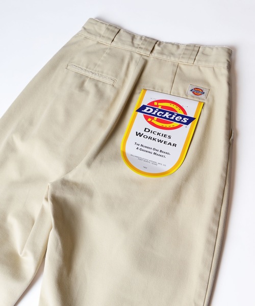 Dickies(ディッキーズ)の「DICKIES DRAWSTRINGS DAMAGE 2TUCK PANTS ディッキーズドローストリングスダメージツータックパンツ(チノパンツ・レディース・ホワイト/ベージュ系/ブラック・ONE SIZE)」の9枚目の写真