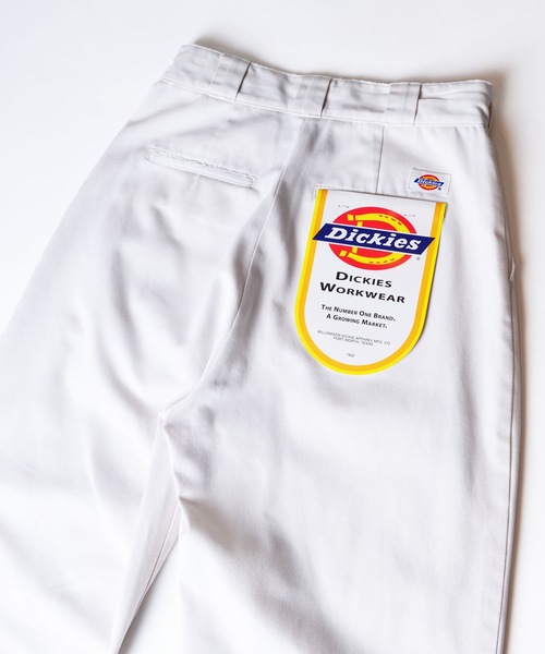 Dickies(ディッキーズ)の「DICKIES DRAWSTRINGS DAMAGE 2TUCK PANTS ディッキーズドローストリングスダメージツータックパンツ(チノパンツ・レディース・ホワイト/ベージュ系/ブラック・ONE SIZE)」の10枚目の写真