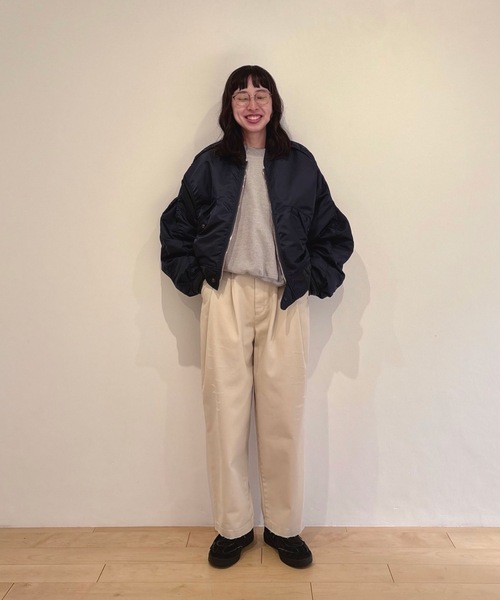 Dickies(ディッキーズ)の「DICKIES DRAWSTRINGS DAMAGE 2TUCK PANTS ディッキーズドローストリングスダメージツータックパンツ(チノパンツ・レディース・ホワイト/ベージュ系/ブラック・ONE SIZE)」の17枚目の写真