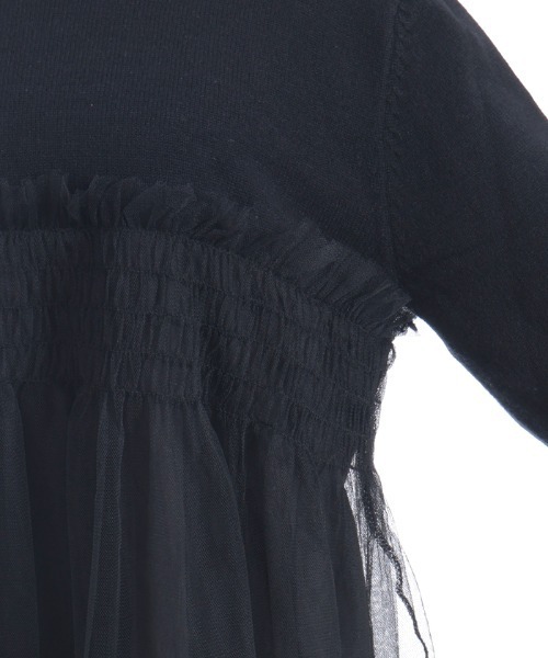 axes femme(アクシーズファム)の「チュールカットプルオーバー(Tシャツ/カットソー・レディース・ブラック/グレー・FREE)」の12枚目の写真