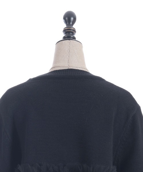 axes femme(アクシーズファム)の「チュールカットプルオーバー(Tシャツ/カットソー・レディース・ブラック/グレー・FREE)」の13枚目の写真