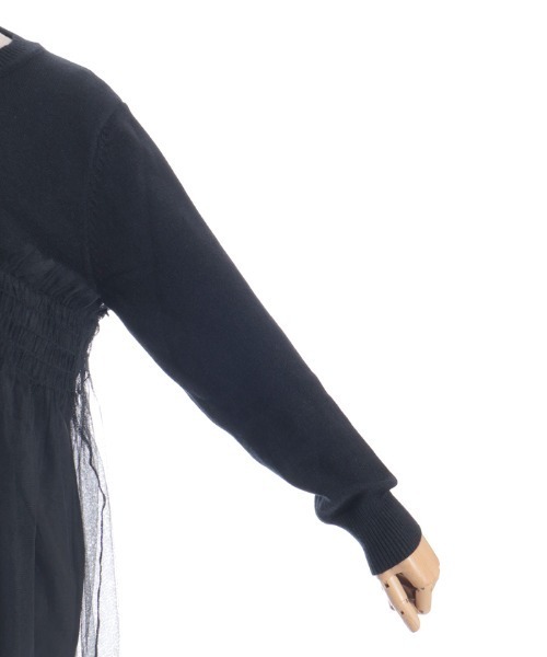 axes femme(アクシーズファム)の「チュールカットプルオーバー(Tシャツ/カットソー・レディース・ブラック/グレー・FREE)」の15枚目の写真
