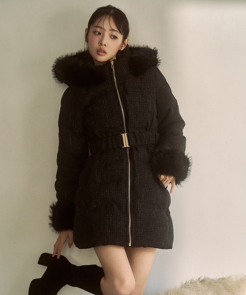 nomae ダウンジャケット ショートウエストマークダウンコート（ダウンジャケット/コート