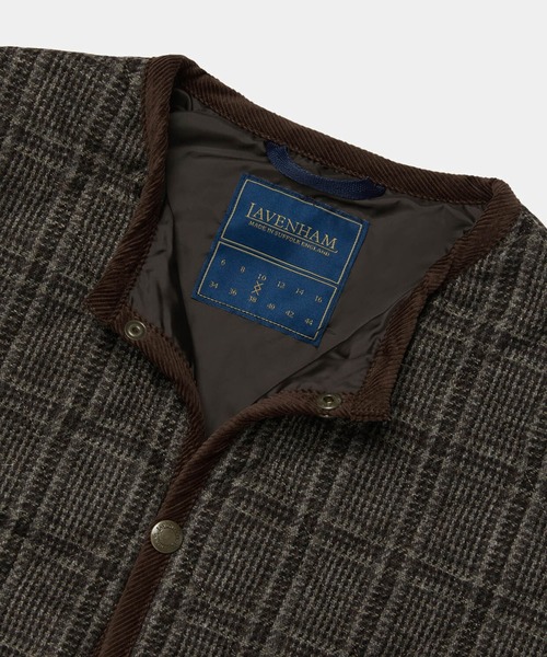 LAVENHAM(ラベンハム)の「Lavenham Exclusive - Wool Cornard Coat Womens / ウール コナード コート ウィメンズ(その他アウター・レディース・ダークブラウン・10/16/14/12/8/6)」の4枚目の写真