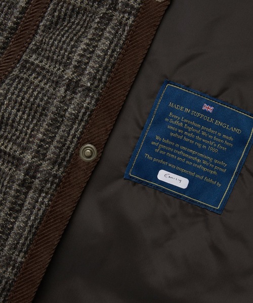 LAVENHAM(ラベンハム)の「Lavenham Exclusive - Wool Cornard Coat Womens / ウール コナード コート ウィメンズ(その他アウター・レディース・ダークブラウン・10/16/14/12/8/6)」の5枚目の写真