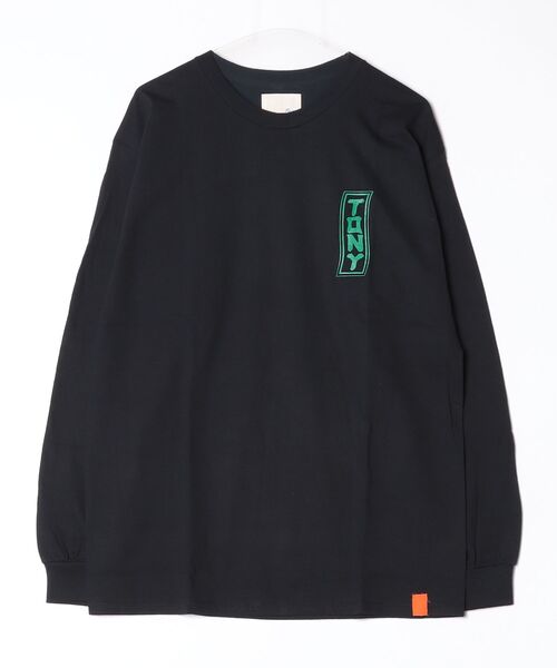 ROSE BUD(ローズバッド)の「Tony Taizsun UKIYOE LS TEE(Tシャツ/カットソー・レディース・ブラック/ホワイト・L/XL)」の2枚目の写真