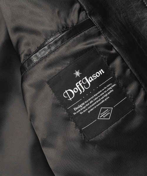DOFFJASON(ドフジェーソン)の「ビーカンレザーオルカジャケット(ライダースジャケット・メンズ・その他・LARGE/X-LARGE/XX-LARGE/MEDIUM)」の6枚目の写真