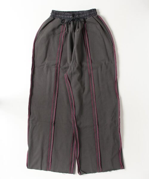 casane(カサネ)の「CASANE(カサネ)Heavyweight color stitch pants(その他パンツ・レディース・ブラック/チャコールグレー・1/2)」の2枚目の写真