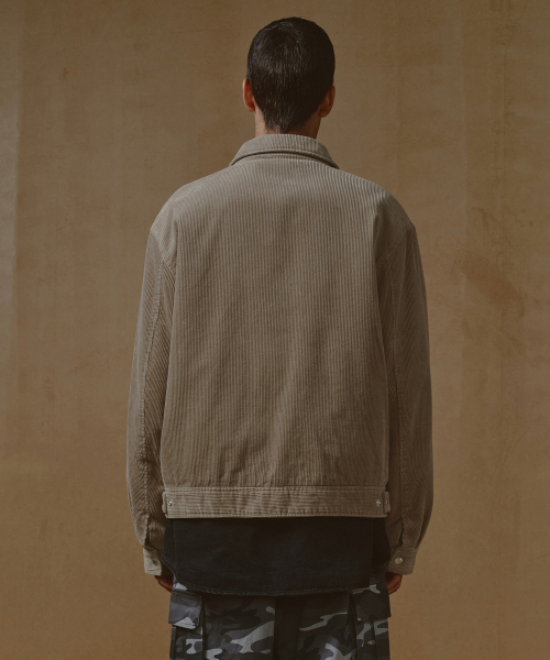 MUSINSA STANDARD（ムシンサスタンダード）の「8W コーデュロイワークジャケット [ベージュ]（ブルゾン・メンズ・その他・X-LARGE/XX-LARGE/MEDIUM/LARGE）」の3枚目の写真